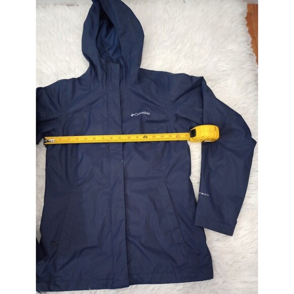 Columbia Sportswear Watertight Rain Jacket, Omni-Tech shell Women's Navy - Picture 4 of 12